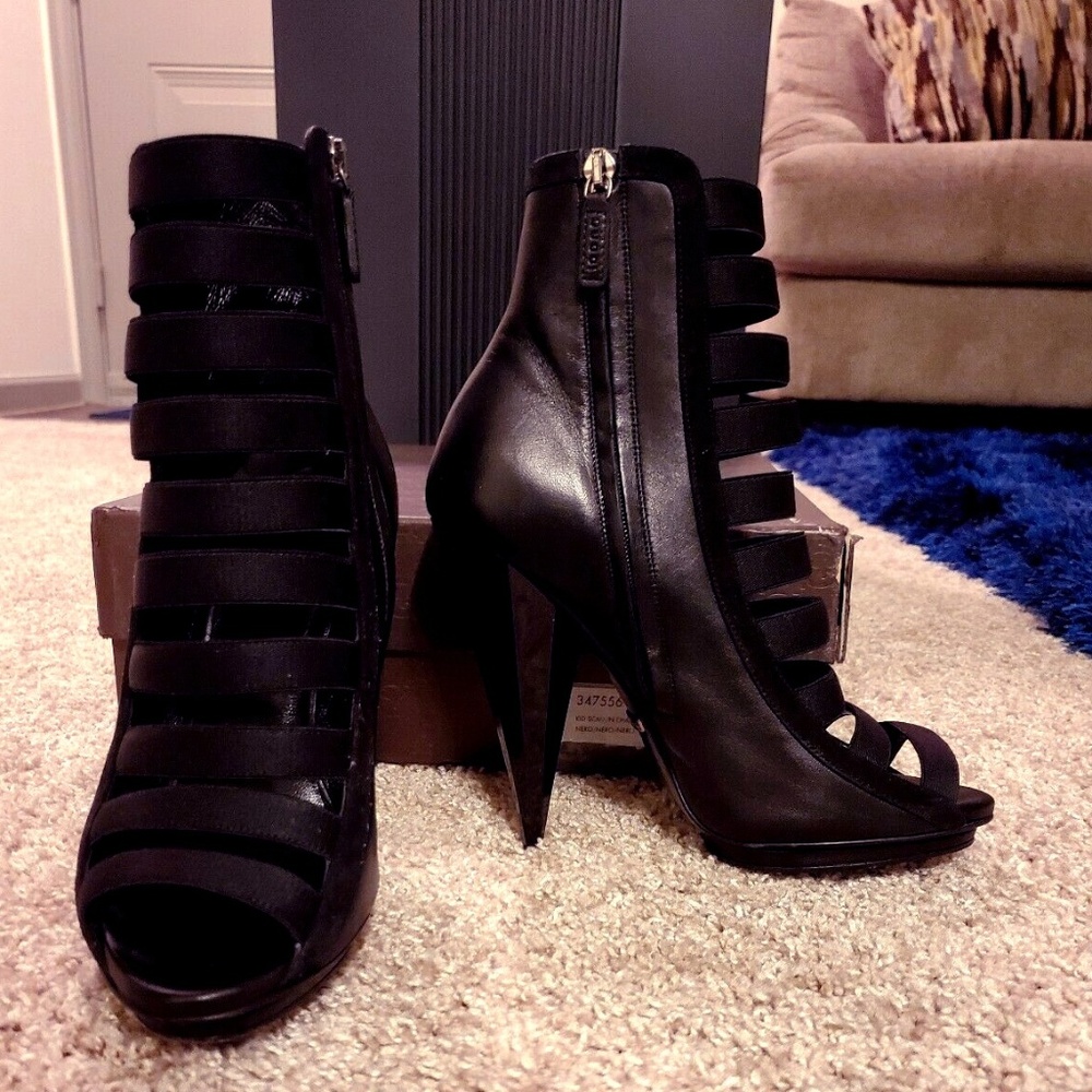 GUCCI Olympia High Heel Boot Black